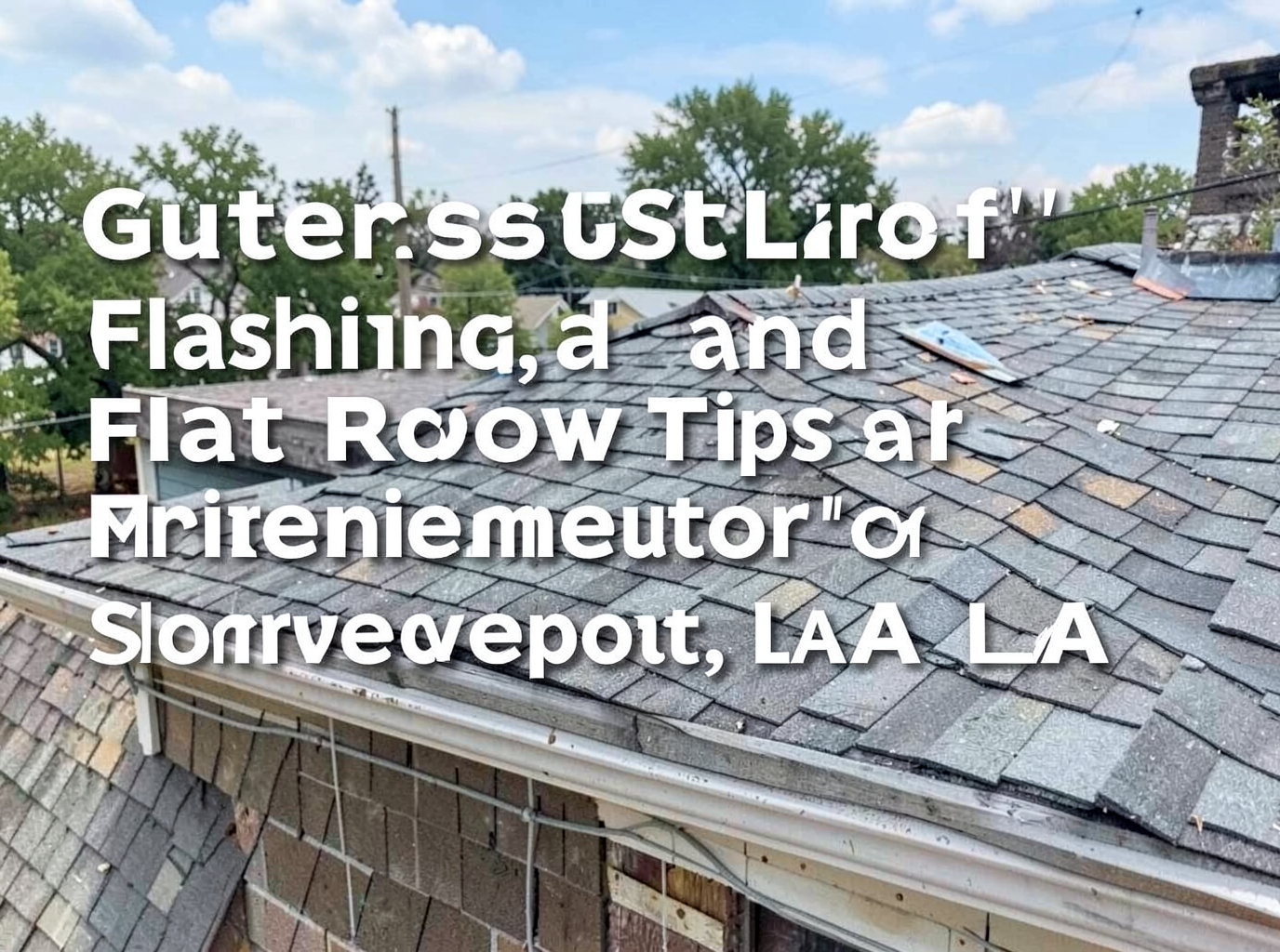Gutters, Flashing, and Flat Roofs: Maintenance Tips for Shreveport, LA