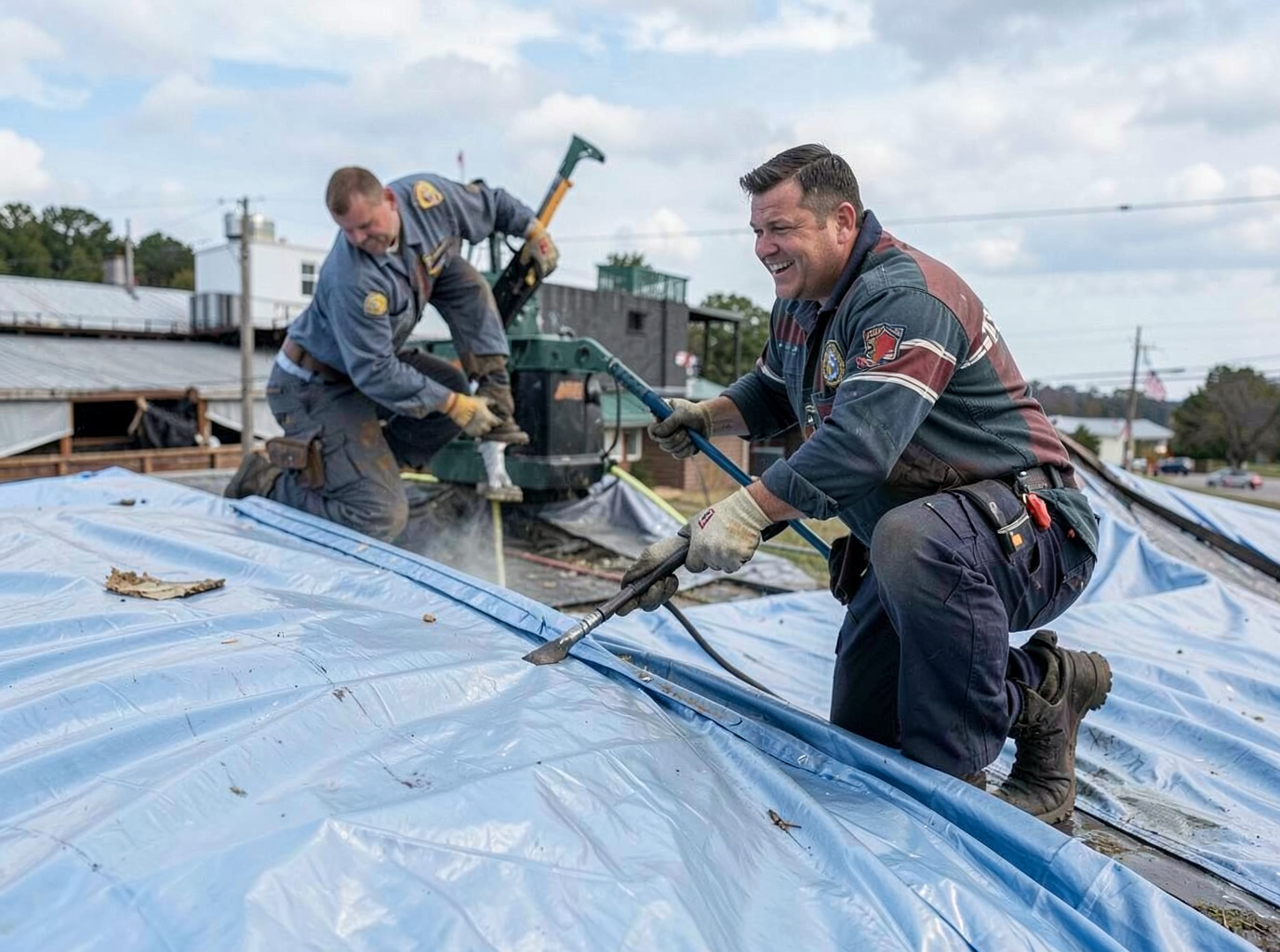Emergency Roof Tarping in Shreveport