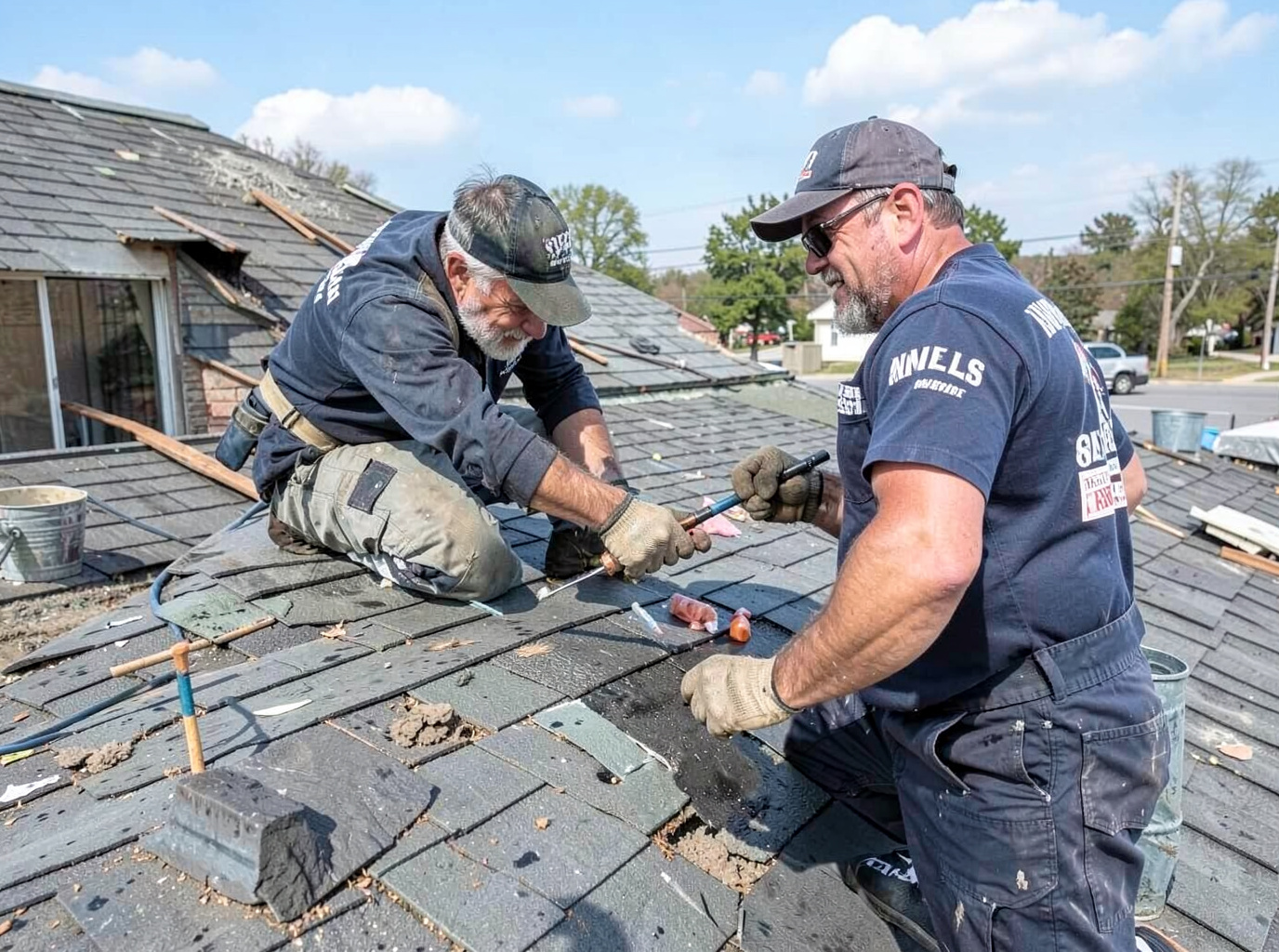 Wind Damage Roof Repair in Shreveport
